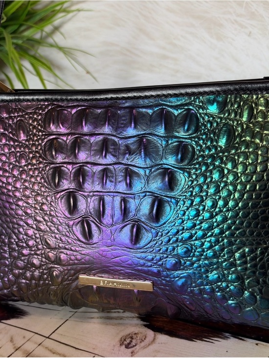 Brahmin Handbags - FIRM >>> BRAHMIN LORELEI MULTI LABYRINTH Metallic Ombre leather shoulder Bag NWT